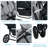 Costway Foldable Multi-Child Stroller
