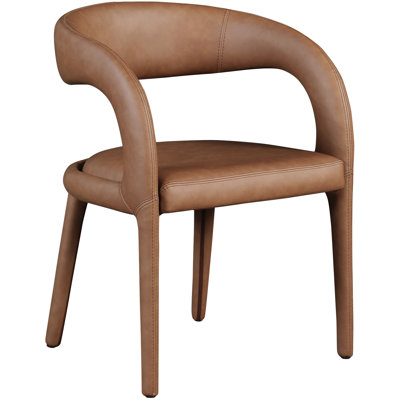 Aurich 18'' H Vegan Leather Upholstered Armchair