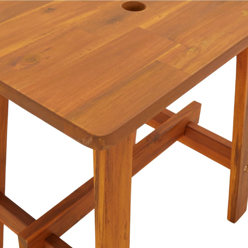Cabazon Solid Wood Accent Stool