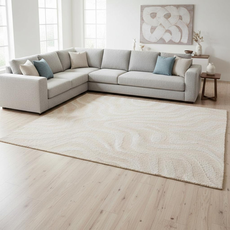 Tapis blanc 8 pi x 11 pi