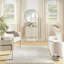 Home Texture Power Loom Polyester Abstract Area Rug in Gray/Ivory
