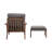 Juntier Upholstered Armchair with Ottoman-444316355
