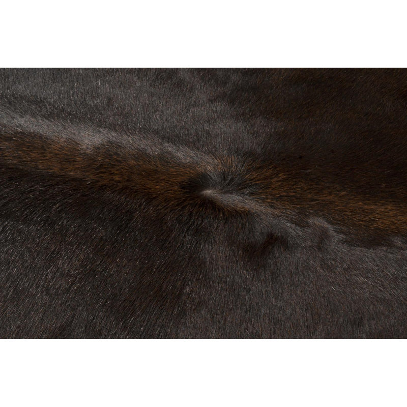 Rug & Kilim’S Extra Large Cowhide Rug In Brown And White Tones