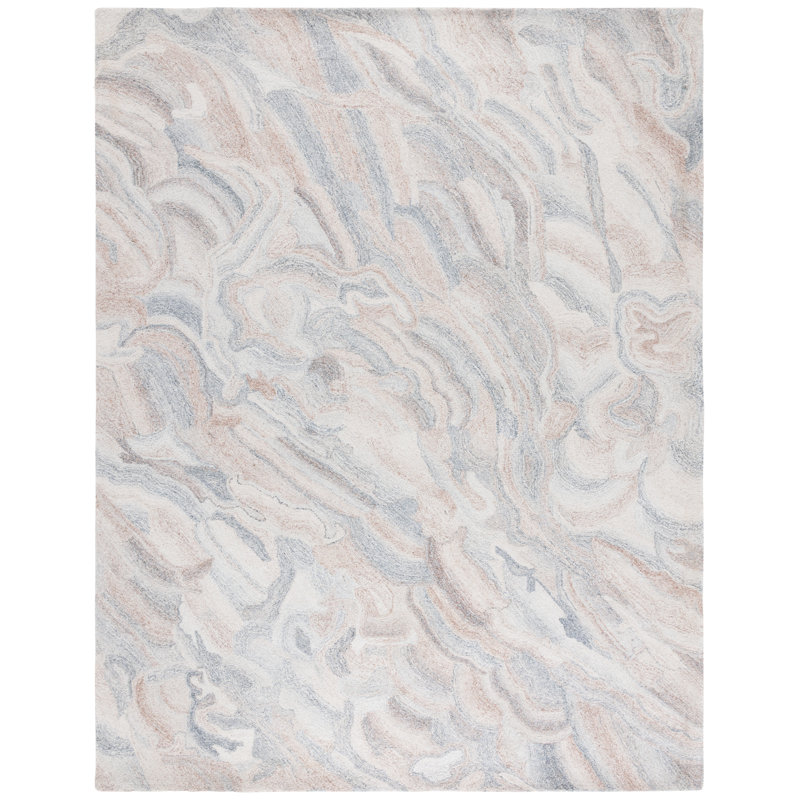 Adari Hand Tufted Pet Yarn Pile Rug, Rectangle 8' x 10'