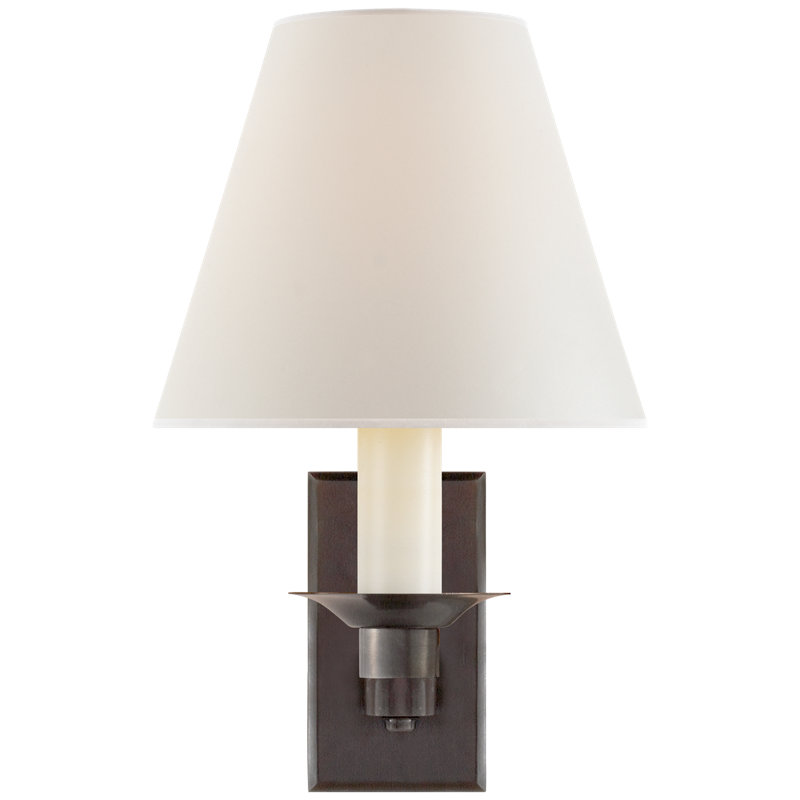 Ralph Lauren Evans Library Sconce, Bronze