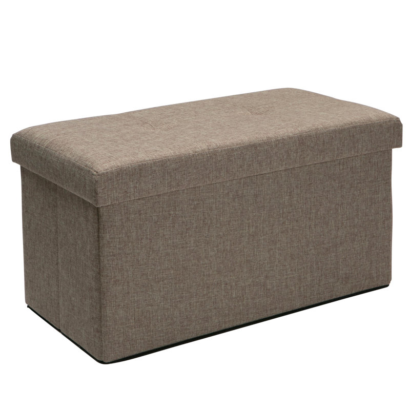 Besjana Upholstered Ottoman, Natural