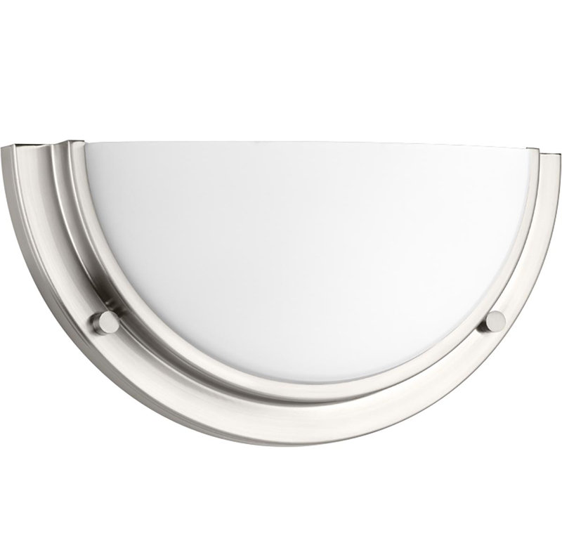 Vanderhoff LED Half Moon, Brushed Nickel
