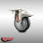 Thermoplastic Rubber Swivel Caster with Brake