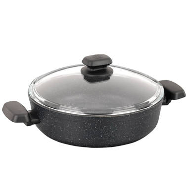 Lava Cast Iron 6.5 Qt./12 Enameled Dutch Oven Round Black With Lid