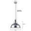 Denoila 1 - Light LED Dome Pendant-580661267-580661266