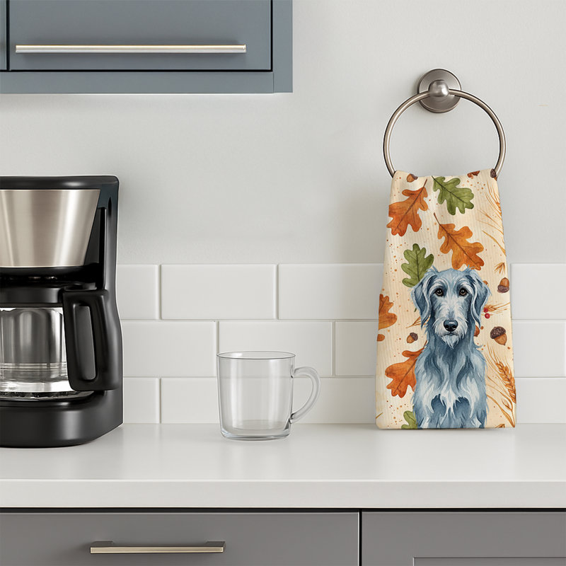 Serviette de cuisine tricolore Sheltie, Blue-Grey Scottish Deerhound