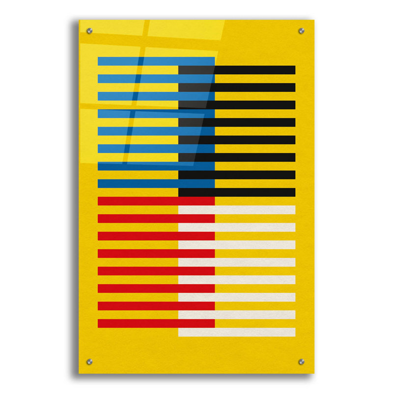 «Bauhaus 8 On Plastique / Acrylique» par Gary Williams, H 36 po x l 24 po x P 0,2 po