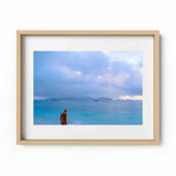Caribbean Blue Print by Joseph Regan