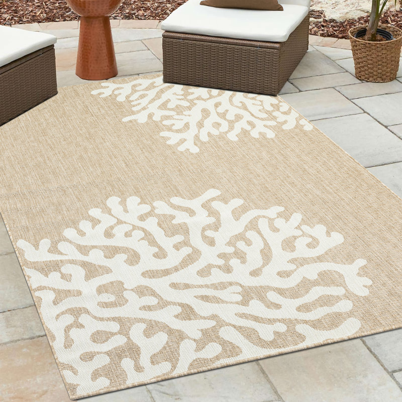 Tapis intérieur / extérieur Anajah, Rectangle 5 pi x 7 pi