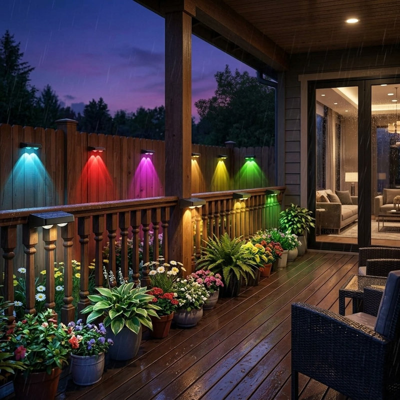 Natural Solar Powered Deck Light