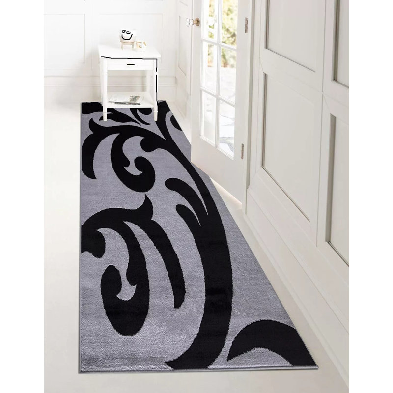 Stanwick Floral Flokati, Runner 60 x 220cm