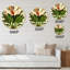 Fleurs rétro I - horloge murale-60328586-128765410