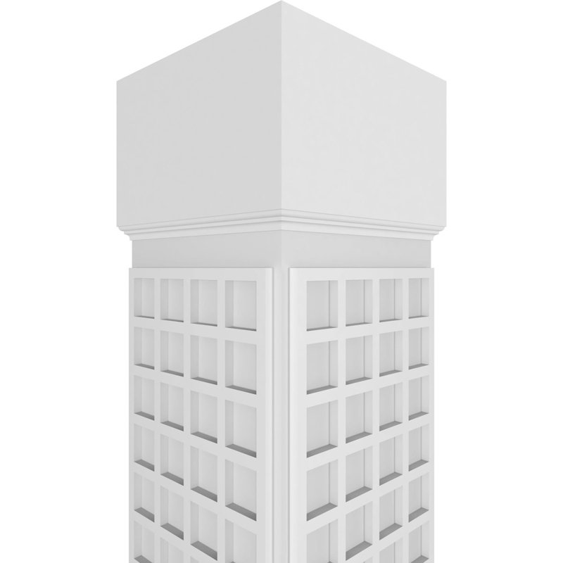 Colonne carrée Manchester Custerman Classic, H 120 po x l 11,62 po x P 11,62 po