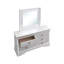 Commode 6 tiroirs avec boutons dorés