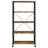 Avon Rustic Nutmeg 2-Piece Computer Desk And Bookcase