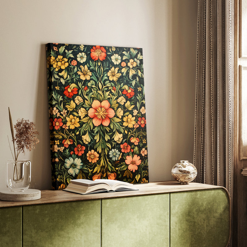 Collection sur toile de la collection XXIV de William Morris - Toile tendue avec châssis de qualité supérieure - Prêt à être accroché