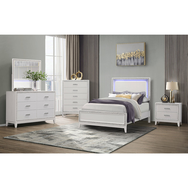 ENSEMBLE DE GRANDES CHAMBRES 5 PCS BLANC