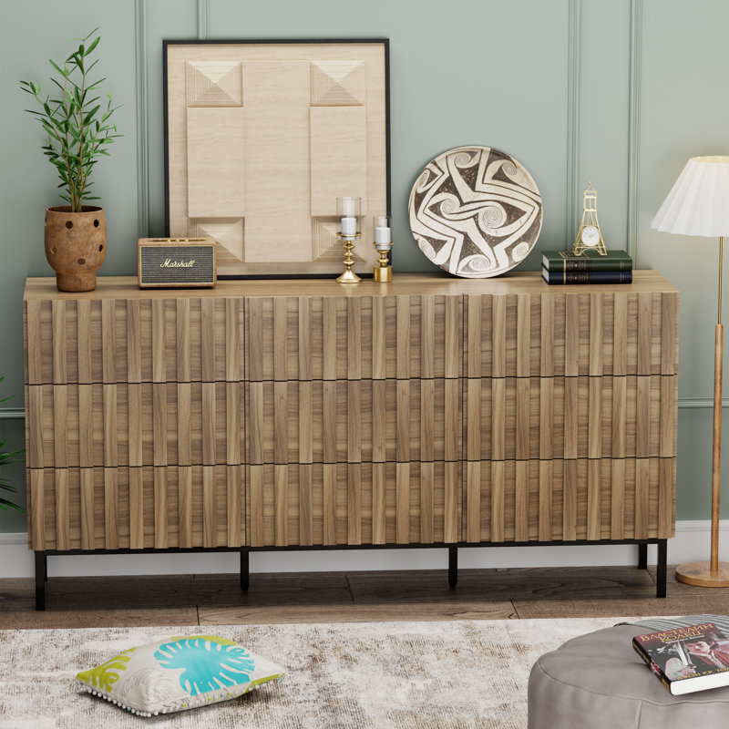 Sevyn 59.1'' W 9 - Drawer Dresser, Natural