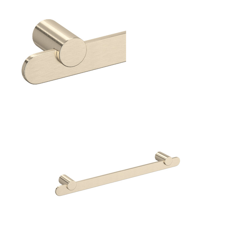 Eclissi™ 24" Towel Bar, Satin Nickel, 1.62" H x 17.72" L x 2.16" D