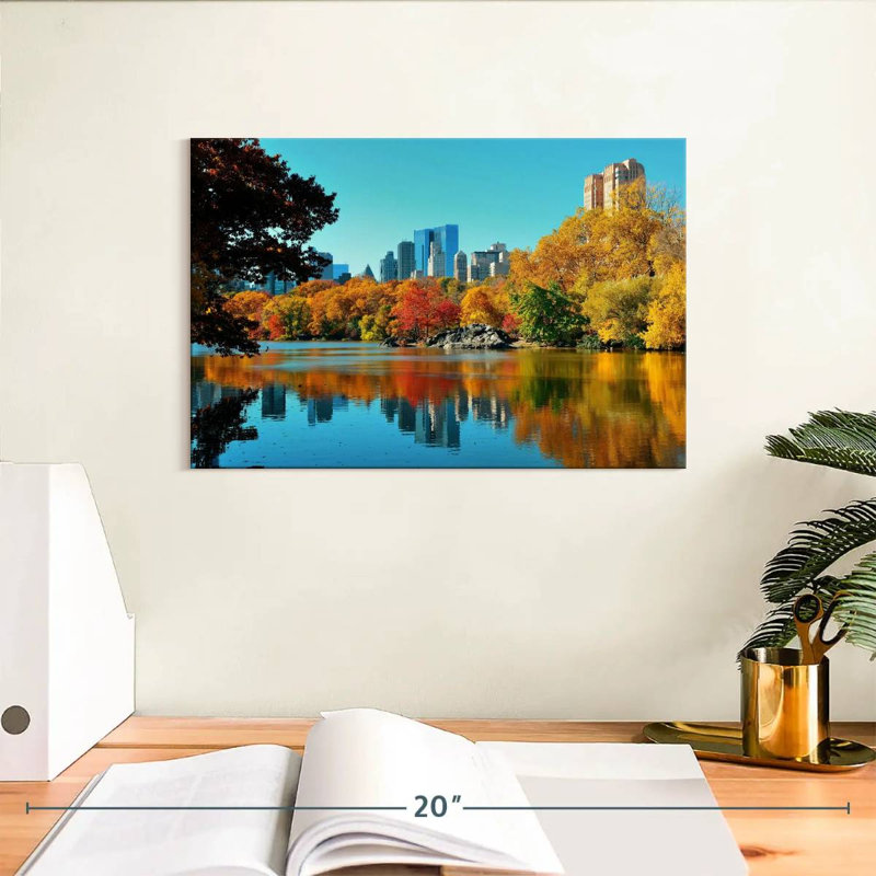 Rorry Central Park In Fall, 8" H x 12" W