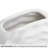 8" Textured Disc White Ceramic Vase-834438312