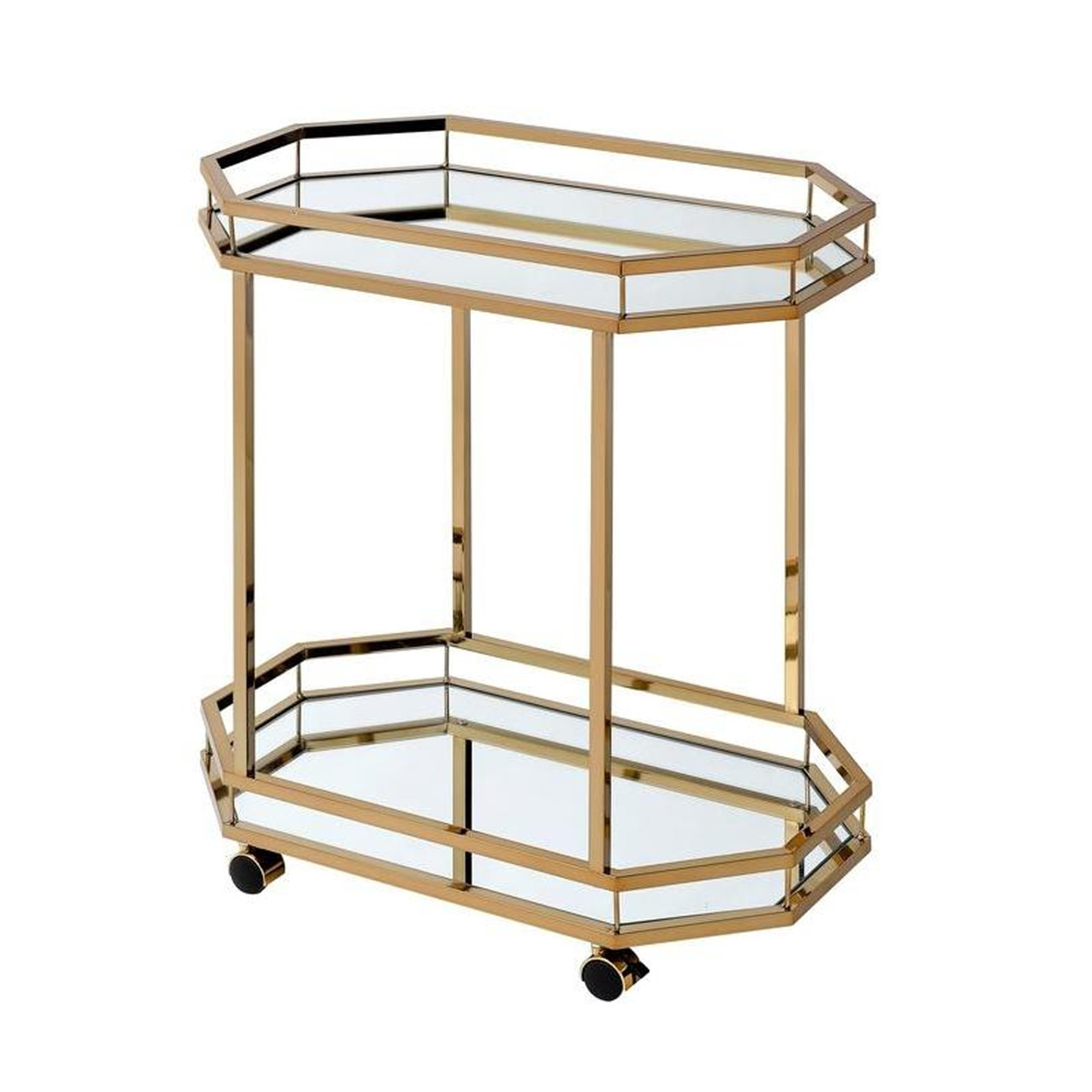 Everly Quinn Gassett Serving Bar Cart & Reviews | Wayfair