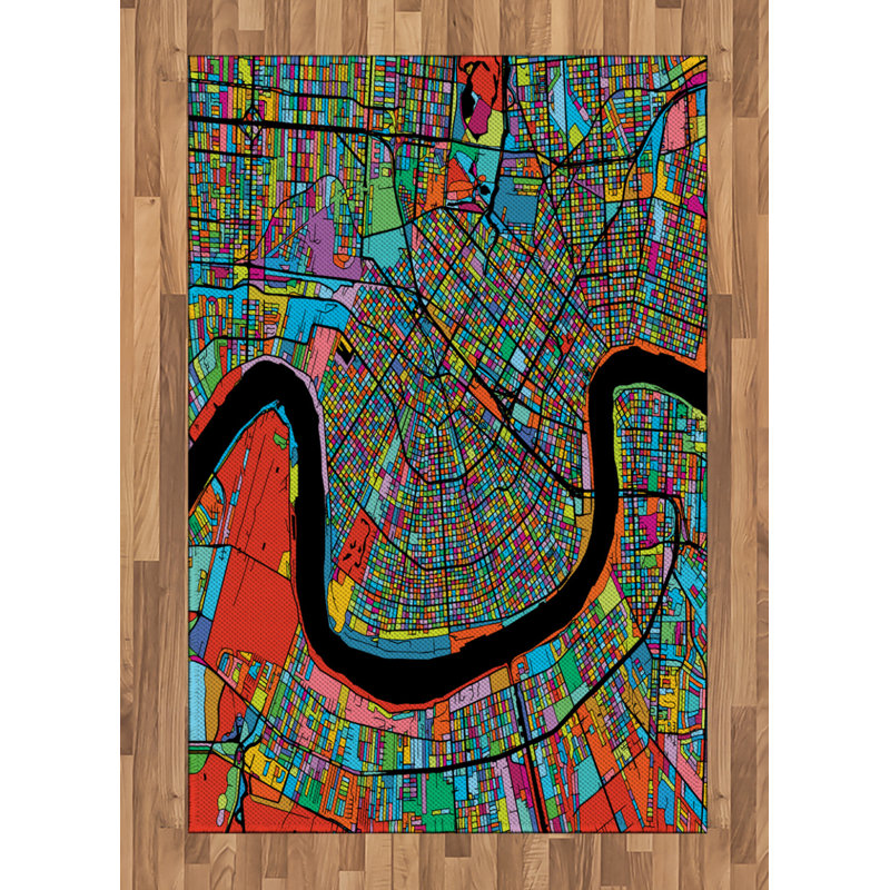 Jaiden Abstract Area Rug, Rectangle 120 x 180cm