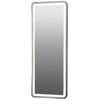miroir pleine grandeur à bague de lumière del Flatt