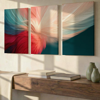 3 Pieces Exculisive Vintage Landscape Large Wall Art Featuring Serene, Modern Canvas Decor for Living Room, Bedroom, Office and Home, Ready to Hang