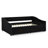 Rowan Linen Upholstered Tufted Daybed with Drawers, Waved Arms & Copper Nailhead Trim-129452172-129452171
