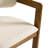 Elle Boucle Solid Wood Dining Chairs, Walnut-1712972072