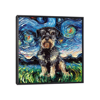 Schnoodle Night by Aja Trier - Painting