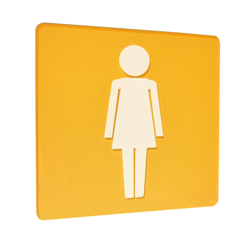 Enseigne de toilettes pour femmes