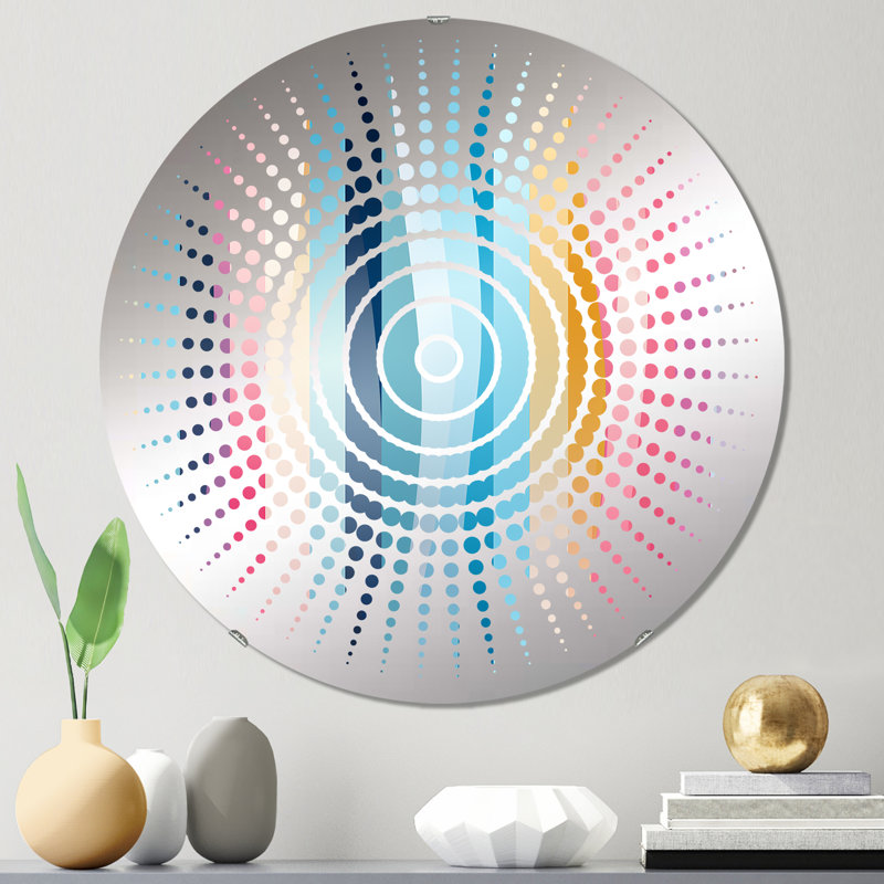 Miroir mural Boho, 31,4 po x 31,4 po