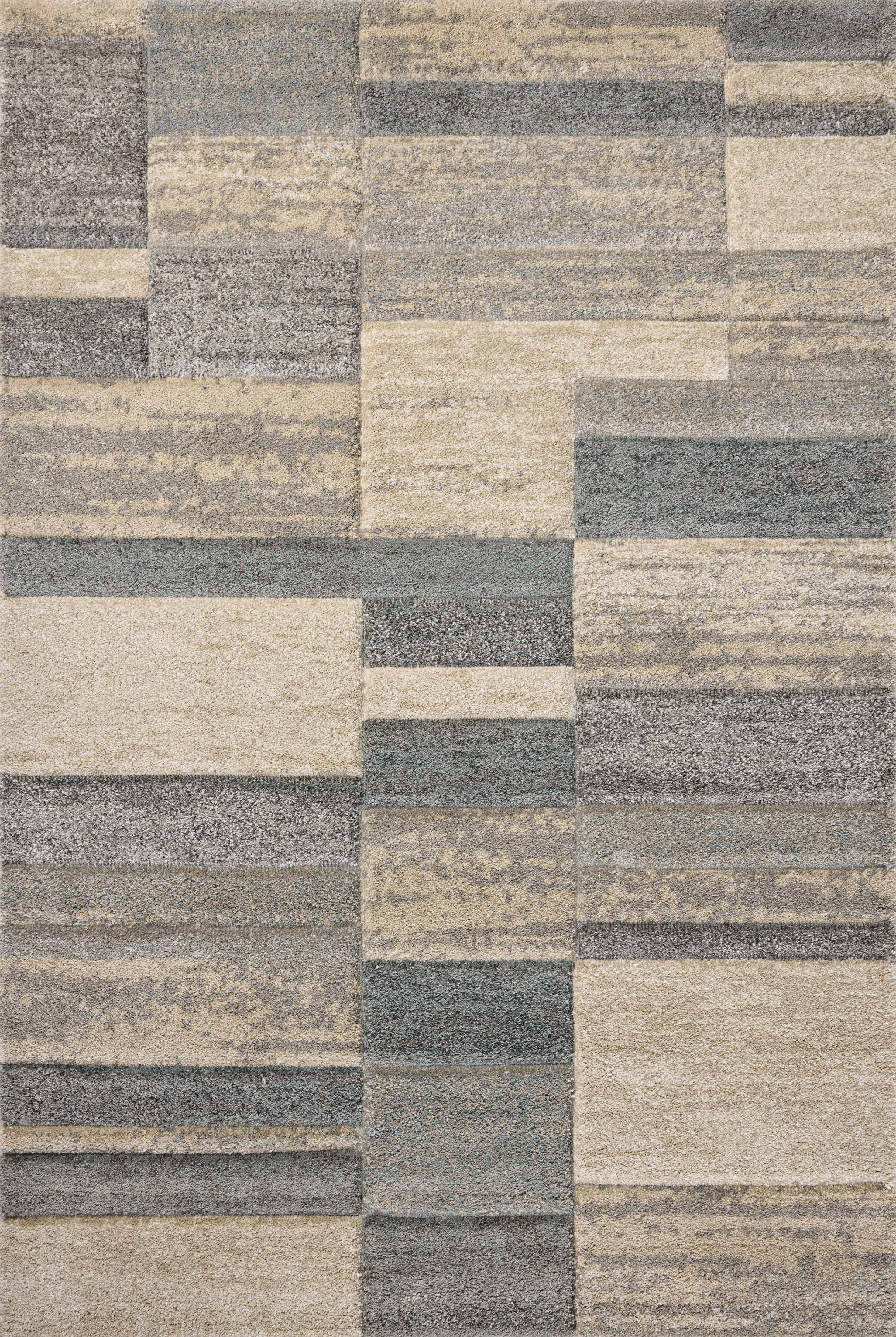 17 Stories Manali Slate / Sand Area Rug | Wayfair