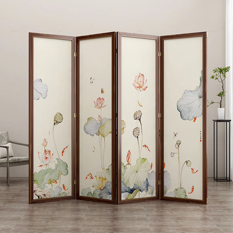 Cloison mobile pliable semi-transparente Modern, H 70,87 po x l 78,74 po x P 1,18 po