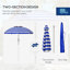 Parasol de plage portatif Outsunny-1869462687