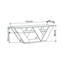 Kirstin TV Stand for TVs up to 48" | Modern Entertainment Unit with V-Shaped Legs-30895996-129677554