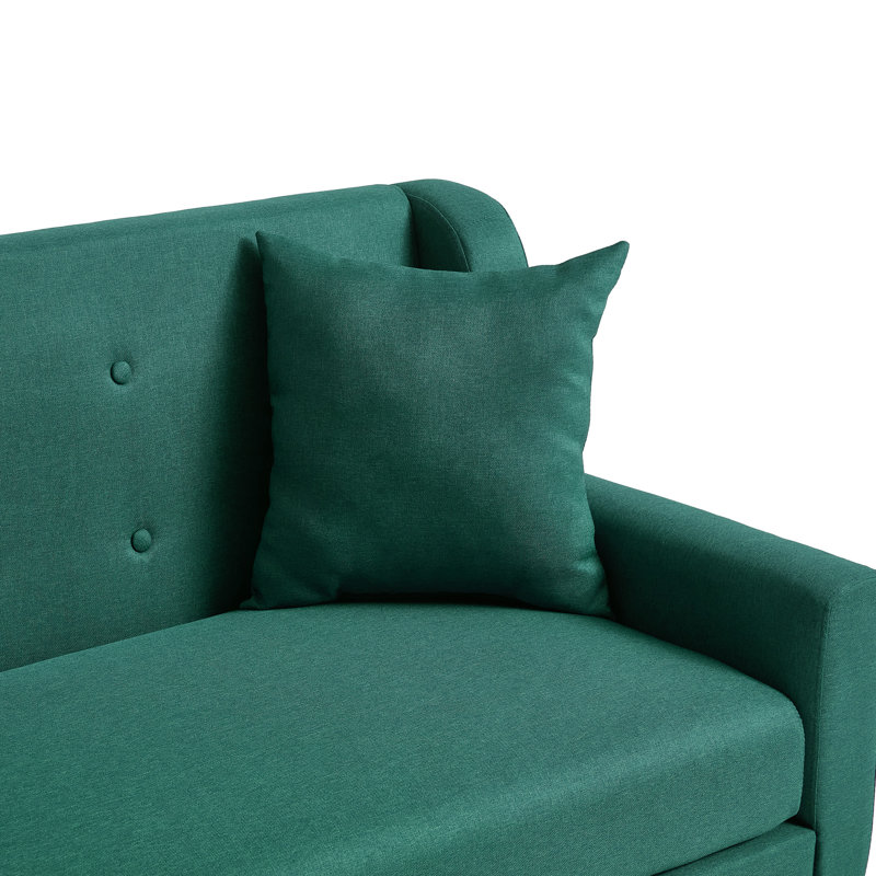 Causeuse Jaqueze, Mélange de lin bleu clair