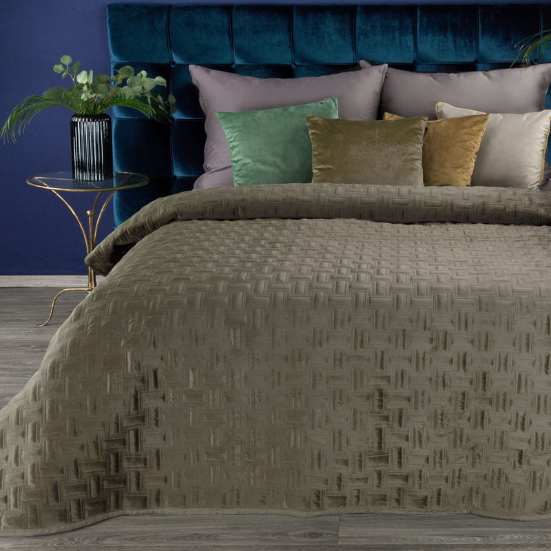Leenhouts Bedspread, W220 x L240cm, Dark Green