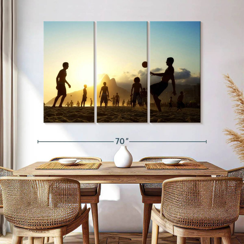 Sireci Sunset Fun Soccer, 42" H x 65" W