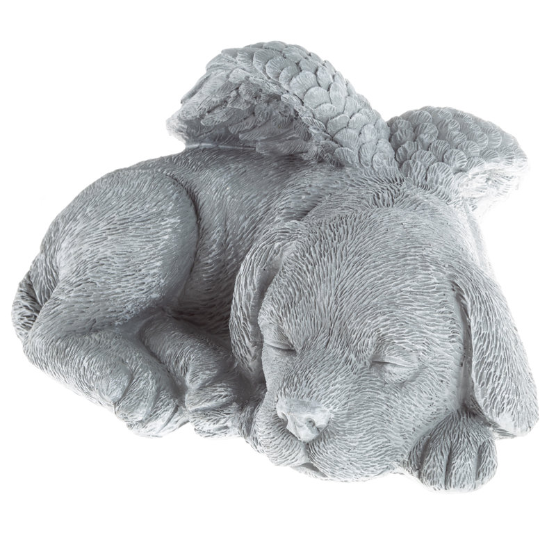Pierre commémorative Huxley Sleeping Angel Dog - figurine en résine et cadeau de sympathie