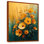 «Green and Yellow Poppies Blooms» - impression d'art mural coquelicots