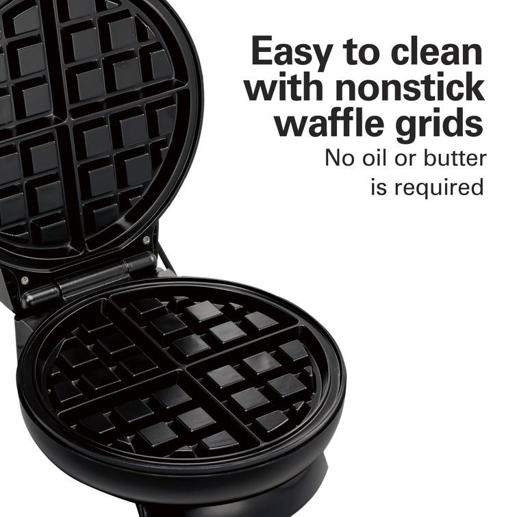 Hamilton Beach Belgian Waffle Maker with Easy to Clean Non-Stick