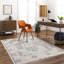 Tapis gris / beige tissé à plat à la main Southwestern-1349809302